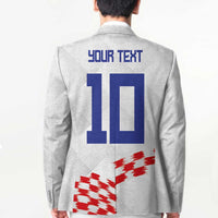 Custom Croatia Football Blazer Kockasti-Grunge Checkers - Wonder Print Shop