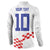 Custom Croatia Football Button Sweatshirt Kockasti-Grunge Checkers - Wonder Print Shop