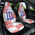 Custom Croatia Football Car Seat Cover Kockasti-Grunge Checkers - Wonder Print Shop
