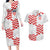 Custom Croatia Football Couples Matching Long Sleeve Bodycon Dress and Hawaiian Shirt Kockasti-Grunge Checkers - Wonder Print Shop