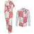 Custom Croatia Football Couples Matching Tank Maxi Dress and Long Sleeve Button Shirt Kockasti-Grunge Checkers - Wonder Print Shop