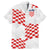 Custom Croatia Football Family Matching Mermaid Dress and Hawaiian Shirt Kockasti-Grunge Checkers - Wonder Print Shop