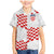Custom Croatia Football Family Matching Mermaid Dress and Hawaiian Shirt Kockasti-Grunge Checkers - Wonder Print Shop
