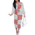 Custom Croatia Football Family Matching Off The Shoulder Long Sleeve Dress and Hawaiian Shirt Kockasti-Grunge Checkers - Wonder Print Shop