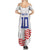 Custom Croatia Football Family Matching Summer Maxi Dress and Hawaiian Shirt Kockasti-Grunge Checkers - Wonder Print Shop
