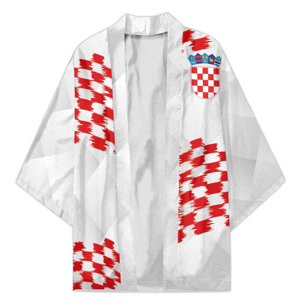 Custom Croatia Football Kimono Kockasti-Grunge Checkers - Wonder Print Shop