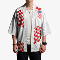 Custom Croatia Football Kimono Kockasti-Grunge Checkers - Wonder Print Shop