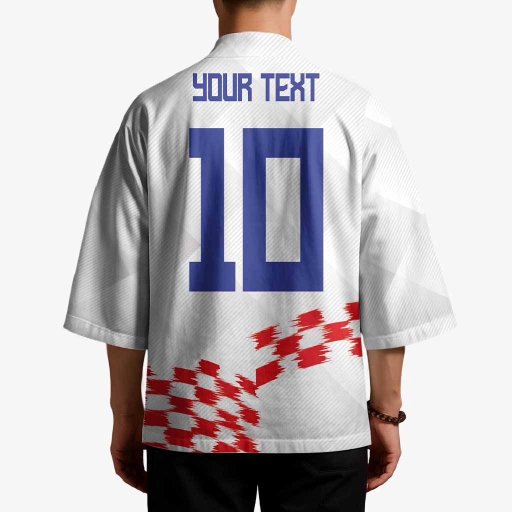 Custom Croatia Football Kimono Kockasti-Grunge Checkers - Wonder Print Shop