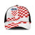 Croatia Football Mesh Trucker Cap Kockasti-Grunge Checkers - Wonder Print Shop