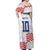 Custom Croatia Football Off Shoulder Maxi Dress Kockasti-Grunge Checkers - Wonder Print Shop