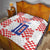 Custom Croatia Football Quilt Kockasti-Grunge Checkers - Wonder Print Shop