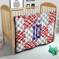Custom Croatia Football Quilt Kockasti-Grunge Checkers - Wonder Print Shop