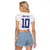 Custom Croatia Football Raglan Cropped T Shirt Kockasti-Grunge Checkers - Wonder Print Shop