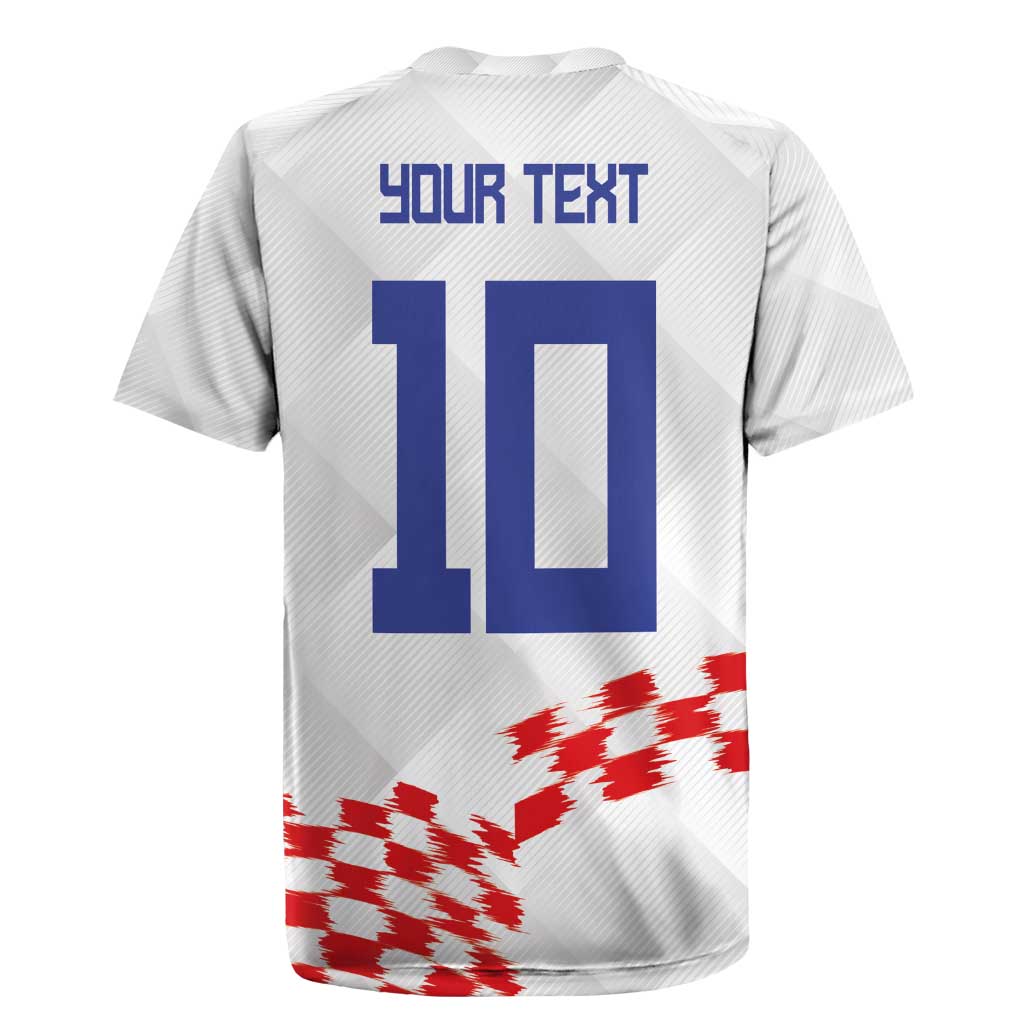 Custom Croatia Football Rugby Jersey Kockasti-Grunge Checkers - Wonder Print Shop