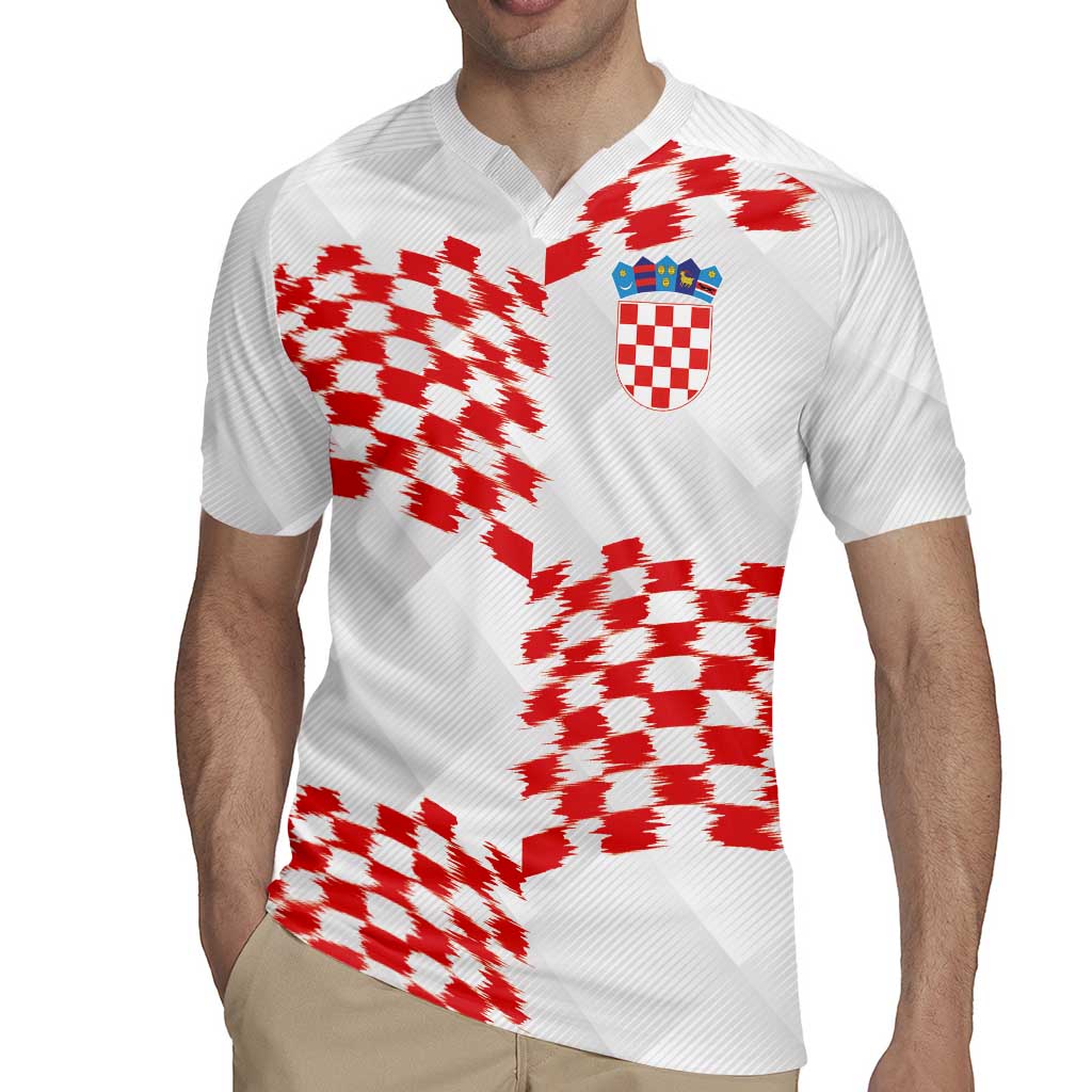 Custom Croatia Football Rugby Jersey Kockasti-Grunge Checkers - Wonder Print Shop