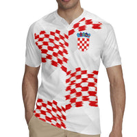 Custom Croatia Football Rugby Jersey Kockasti-Grunge Checkers - Wonder Print Shop