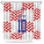 Custom Croatia Football Shower Curtain Kockasti-Grunge Checkers - Wonder Print Shop