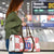 Custom Croatia Football Travel Bag Kockasti-Grunge Checkers - Wonder Print Shop