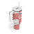 Custom Croatia Football Tumbler With Handle Kockasti-Grunge Checkers - Wonder Print Shop
