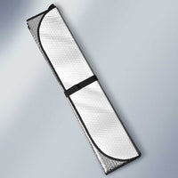 Custom Senegal Football Auto Sun Shade Tricolor Traditional Patterns Sporty Style - Wonder Print Shop