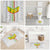 Custom Senegal Football Bathroom Set Tricolor Traditional Patterns Sporty Style - Wonder Print Shop