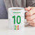 Custom Senegal Football Ceramic Mug Tricolor Traditional Patterns Sporty Style - Wonder Print Shop