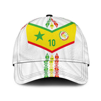 Senegal Football Classic Cap Tricolor Traditional Patterns Sporty Style - Wonder Print Shop
