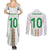 Custom Senegal Football Couples Matching Summer Maxi Dress and Long Sleeve Button Shirt Tricolor Traditional Patterns Sporty Style - Wonder Print Shop