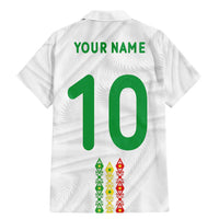 Custom Senegal Football Family Matching Mermaid Dress and Hawaiian Shirt Tricolor Traditional Patterns Sporty Style - Wonder Print Shop