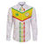 Custom Senegal Football Family Matching Mermaid Dress and Hawaiian Shirt Tricolor Traditional Patterns Sporty Style - Wonder Print Shop