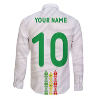 Custom Senegal Football Family Matching Puletasi and Hawaiian Shirt Tricolor Traditional Patterns Sporty Style - Wonder Print Shop