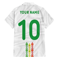 Custom Senegal Football Family Matching Short Sleeve Bodycon Dress and Hawaiian Shirt Tricolor Traditional Patterns Sporty Style - Wonder Print Shop