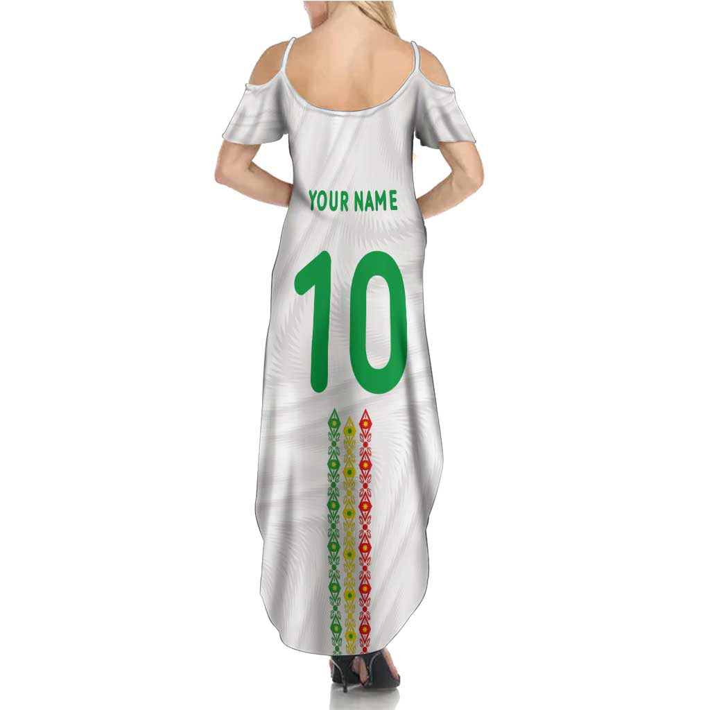 Custom Senegal Football Family Matching Summer Maxi Dress and Hawaiian Shirt Tricolor Traditional Patterns Sporty Style - Wonder Print Shop
