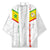 Custom Senegal Football Kimono Tricolor Traditional Patterns Sporty Style - Wonder Print Shop