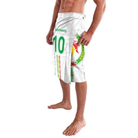 Custom Senegal Football Lavalava Tricolor Traditional Patterns Sporty Style - Wonder Print Shop