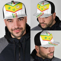 Senegal Football Mesh Trucker Cap Tricolor Traditional Patterns Sporty Style - Wonder Print Shop