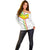 Custom Senegal Football Off Shoulder Sweater Tricolor Traditional Patterns Sporty Style - Wonder Print Shop