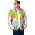 Custom Senegal Football Padded Jacket Tricolor Traditional Patterns Sporty Style - Wonder Print Shop