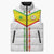 Custom Senegal Football Sleeveless Puffer Jacket Tricolor Traditional Patterns Sporty Style - Wonder Print Shop