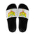 Custom Senegal Football Slide Sandals Tricolor Traditional Patterns Sporty Style - Wonder Print Shop