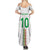 Custom Senegal Football Summer Maxi Dress Tricolor Traditional Patterns Sporty Style - Wonder Print Shop