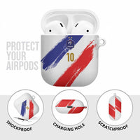 Custom France Foorball AirPods Case Les Bleus Tricolor Brush Style - Wonder Print Shop