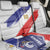 Custom France Foorball Back Car Seat Cover Les Bleus Tricolor Brush Style - Wonder Print Shop