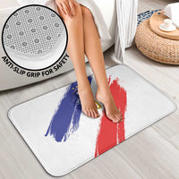 Custom France Foorball Bathroom Set Les Bleus Tricolor Brush Style - Wonder Print Shop