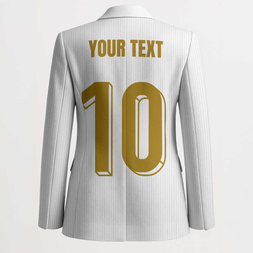 Custom France Foorball Blazer Les Bleus Tricolor Brush Style - Wonder Print Shop