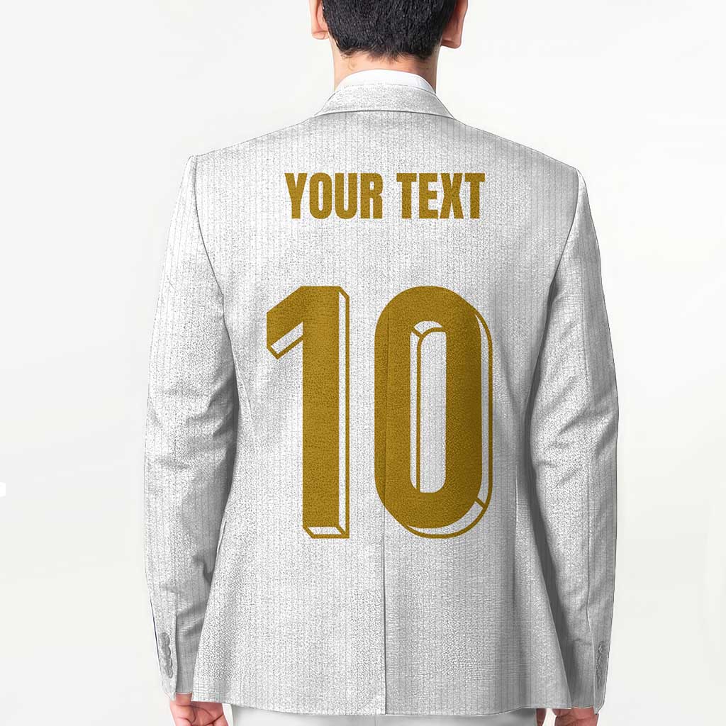 Custom France Foorball Blazer Les Bleus Tricolor Brush Style - Wonder Print Shop