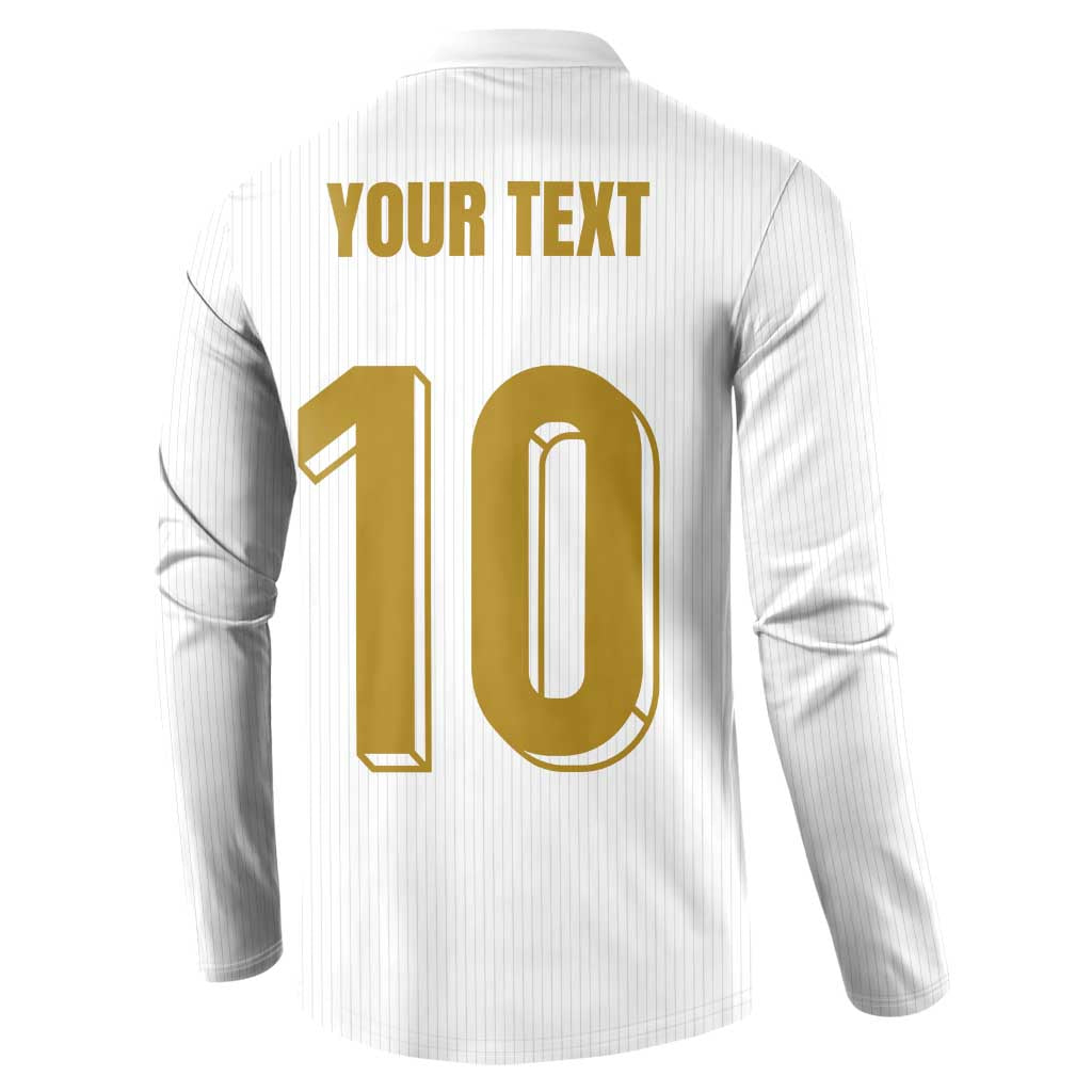 Custom France Foorball Button Sweatshirt Les Bleus Tricolor Brush Style - Wonder Print Shop