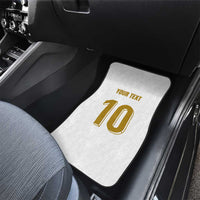Custom France Foorball Car Mats Les Bleus Tricolor Brush Style - Wonder Print Shop