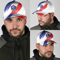 France Foorball Classic Cap Les Bleus Tricolor Brush Style - Wonder Print Shop