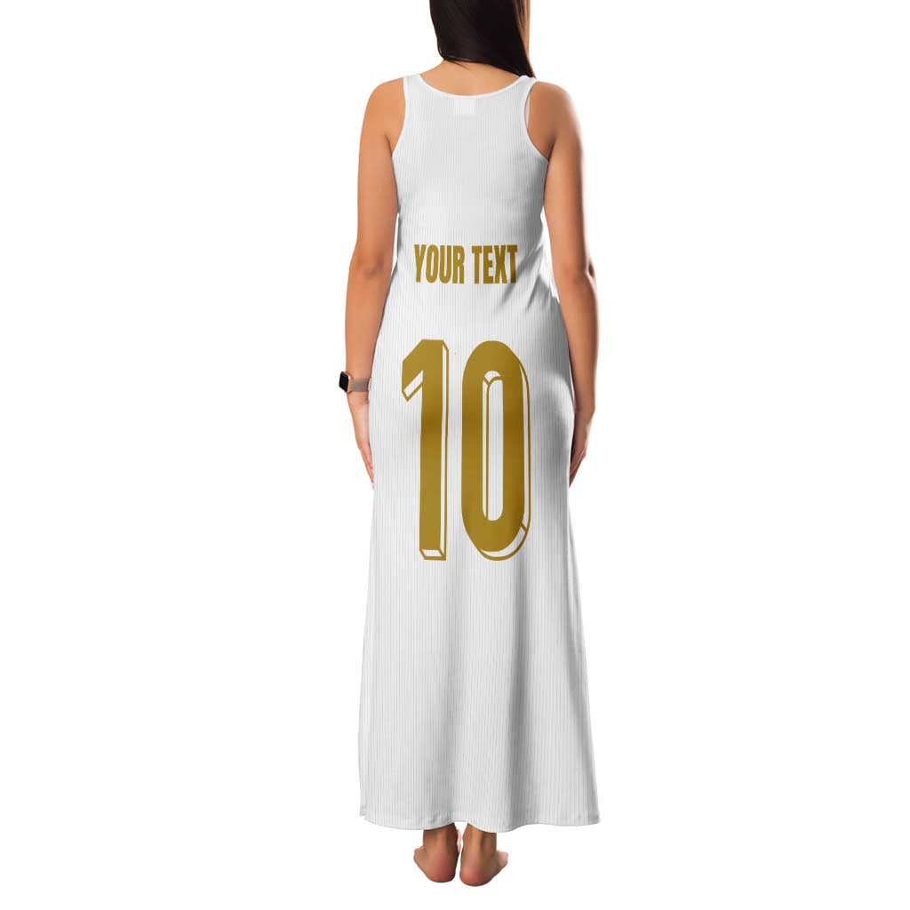 Custom France Foorball Family Matching Tank Maxi Dress and Hawaiian Shirt Les Bleus Tricolor Brush Style - Wonder Print Shop